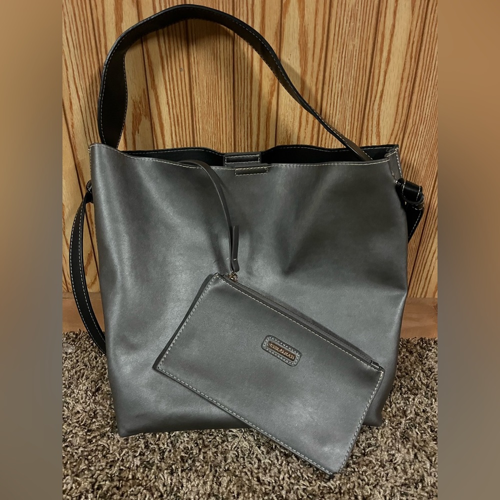 Nine West  grey purse with wallet.